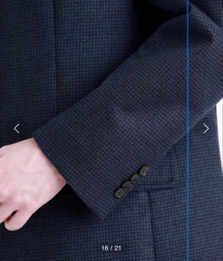 マッキントッシュ 40 カシミヤ混 チェスターコート 比翼-特価イラスト