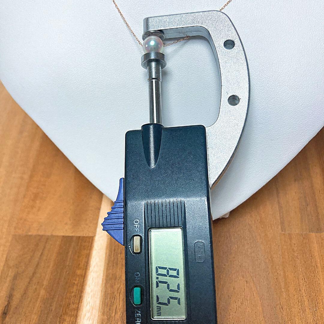 【新品・百貨店商品／総本店】1746天女級のテリ最強8.0-8.5mmK10PG