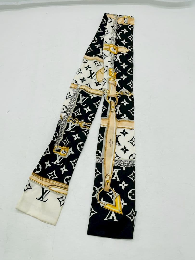 (sk/10.5/15)LOUIS VUITTONモノグラム バンドー スカーフ