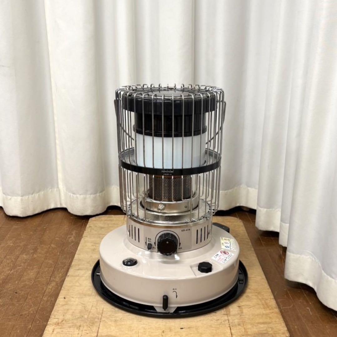 中古品】TOYOTOMI トヨトミ KR-47A 自然通気形開放式石油ストーブ 電池