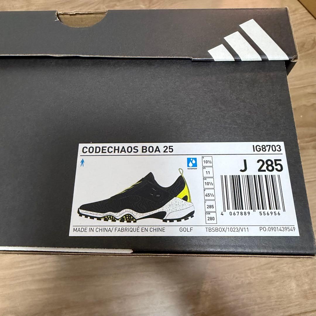 一度着用！アディダスコードカオス25BOA 28.5cm