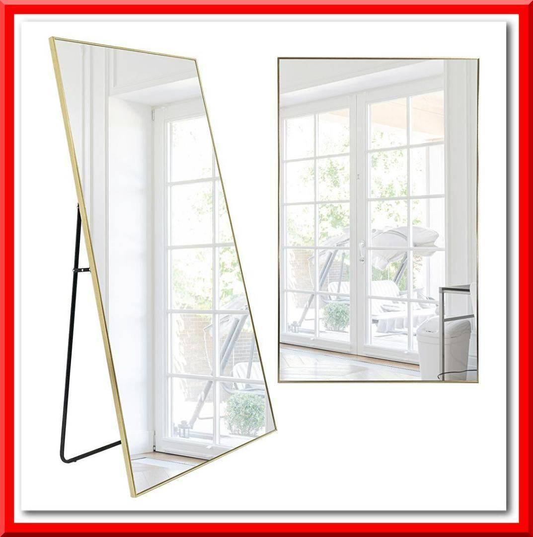 全身鏡 大型（160cmx80cm）鏡 スタンドミラー 姿見鏡 壁掛（ゴールド） 楽天市場】鏡 スタンドミラー 全身 全身鏡 大型ミラー ゴールド 姿見鏡