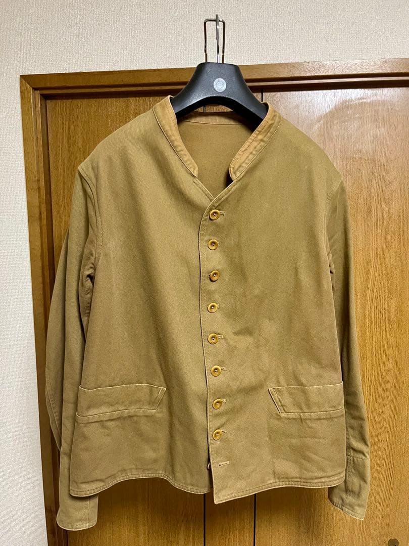 【専用】ANATOMICAフランス製 ドルマン TAN サイズL ライコットン DOLMAN - LINEN COTON HERRING BONE - NATURAL – ANATOMICA KYOTO