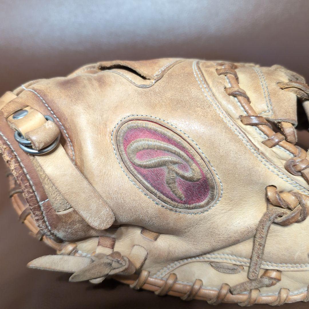 型抜群 Rawlings ブラウン ミット 右投げ用 軟式