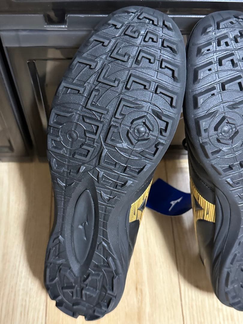 日本未発売 黒×金_ミズノ モレリアネオ4 PRO AS 27.0cm