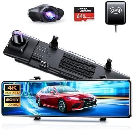 ドライブレコーダー ミラー型 12インチIPS大画面 4K 高画質 伸縮式カメラ Amazon | ドライブレコーダー ミラー型 【12インチIPS大画面+4K 高画质