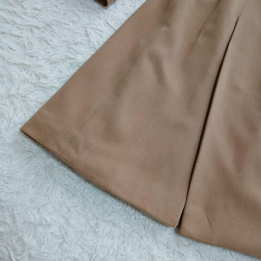 ANAYI】カシミヤ 100％ 比翼 ベルト付き ロングコート ベージュ - メルカリ