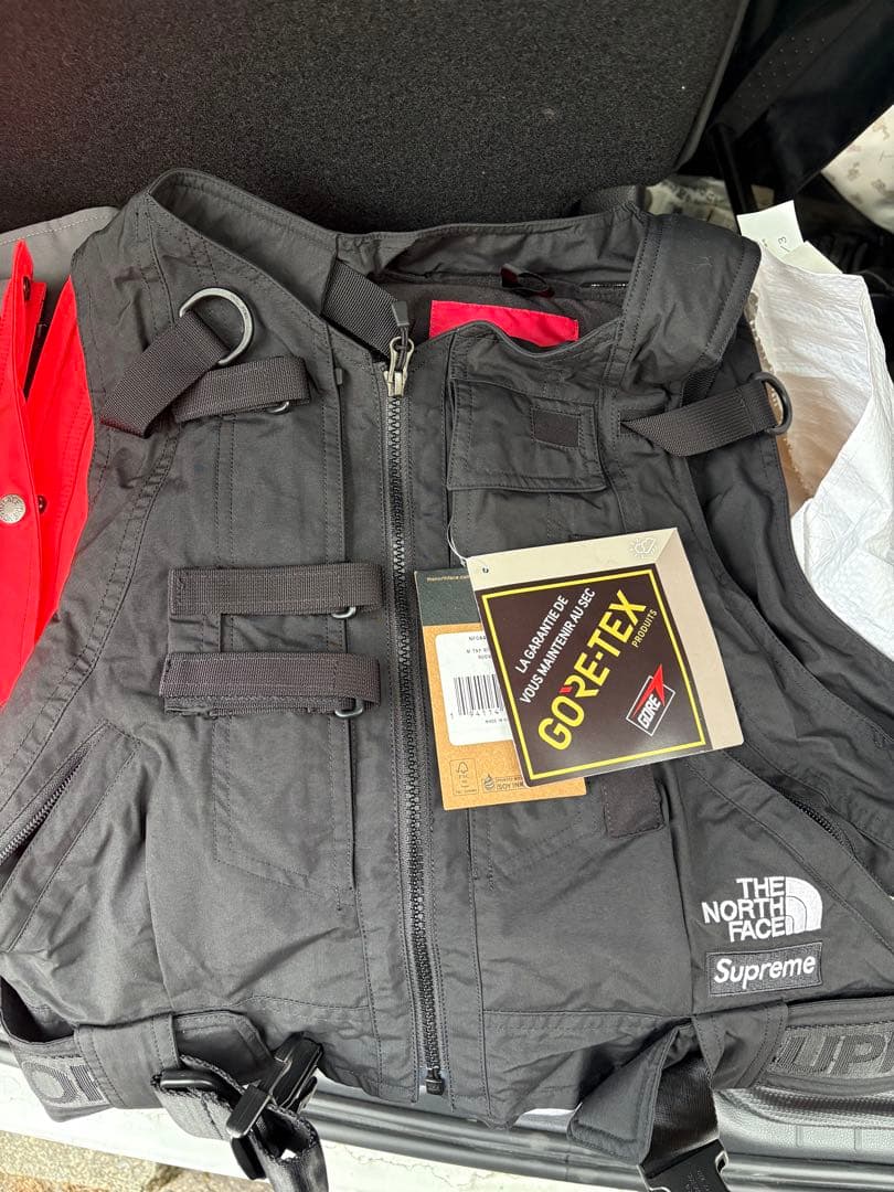 シュプリーム ノースフェイス RTG vest 美品 THE NORTH FACE Supreme ベスト ジップアップ RTG Vest 2020SS