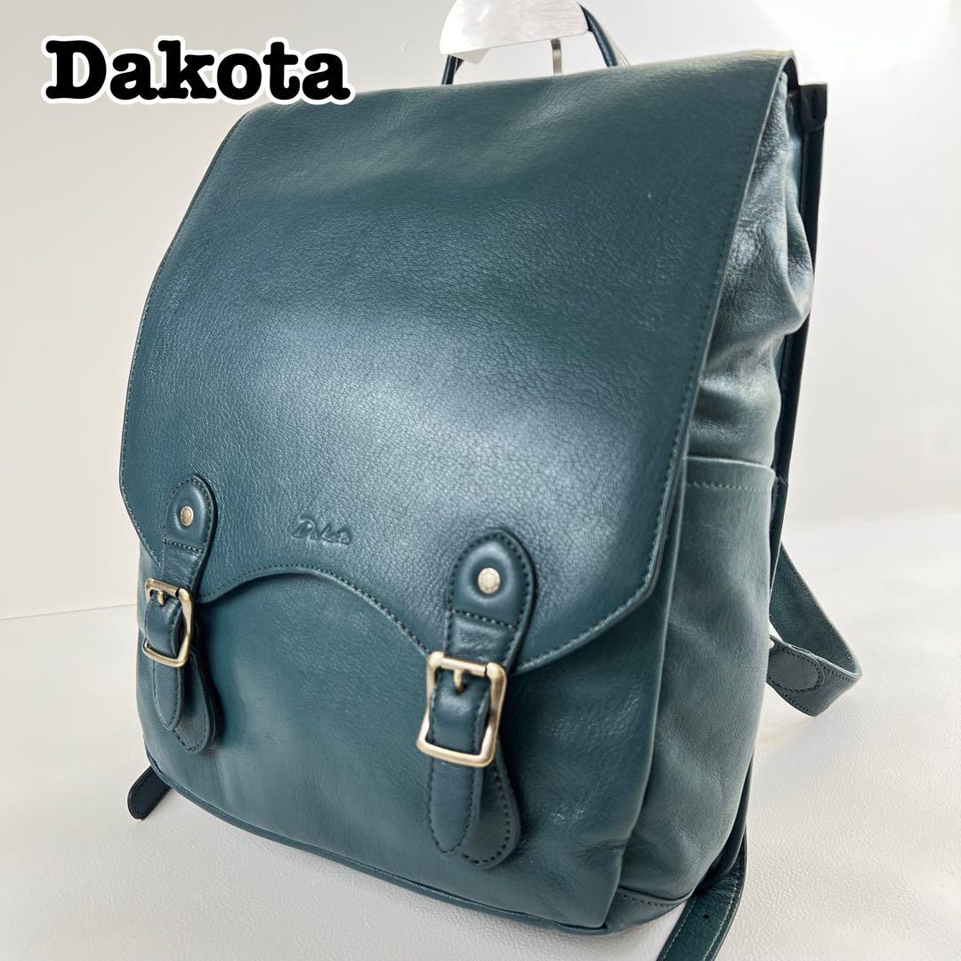 【美品✨ファレル】ダコタ リュック レザー 山羊革 A4可能 ダークグリーン 美品✨ファレル】ダコタ リュック レザー 山羊革 A4可能 ダーク