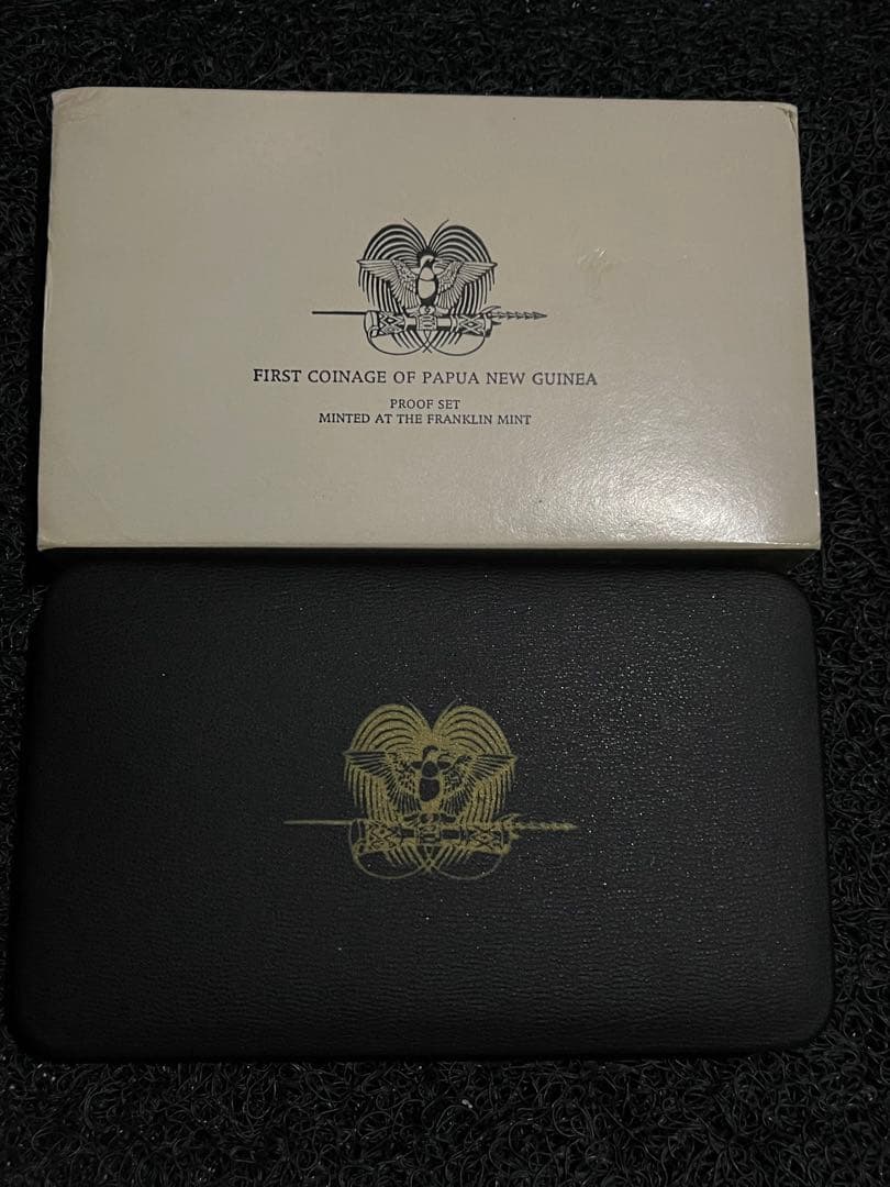 TK 1975年パプアニューギニア フランクリンミントプルーフセット パプアニューギニア 1t～20t 記念プルーフ貨幣セット 1975年銘 5枚
