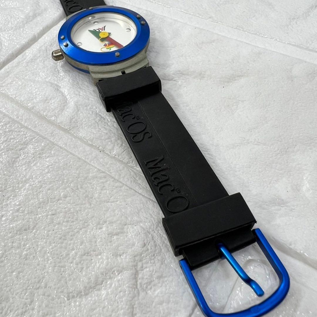 超希少 AppleWatch Mac OS ノベルティ 虹色 時計 1995年 - メルカリ