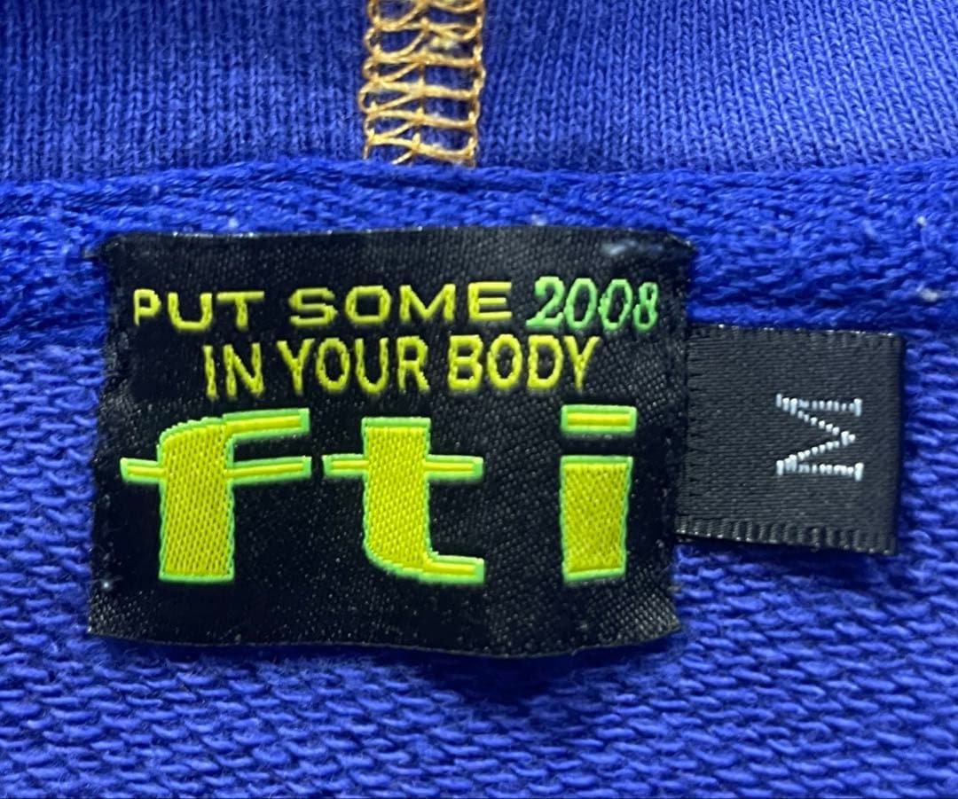 fuckthisindustry 2008 ジップパーカー ブルー Mサイズ - メルカリ