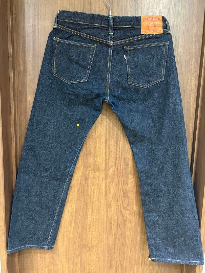 Y*U様 桃太郎ジーンズ/ 15.7oz ヴィンテージレーベル 特濃W33 股下