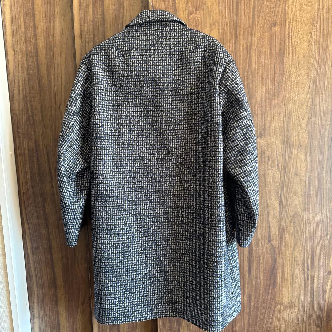 kolor ツイードメルトンコート クリーニング済み【美品・伊勢丹メンズ