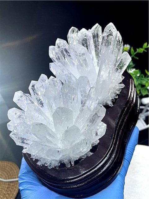 1210g★超綺麗高透明度水晶クラスターB89B6/184B10C