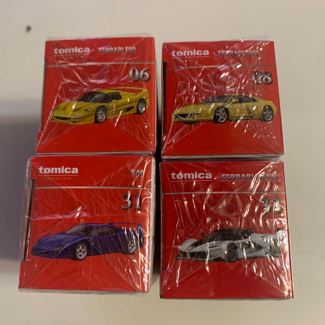トミカプレミアム発売記念仕様 限定 Ferrariミニカー 4台セット