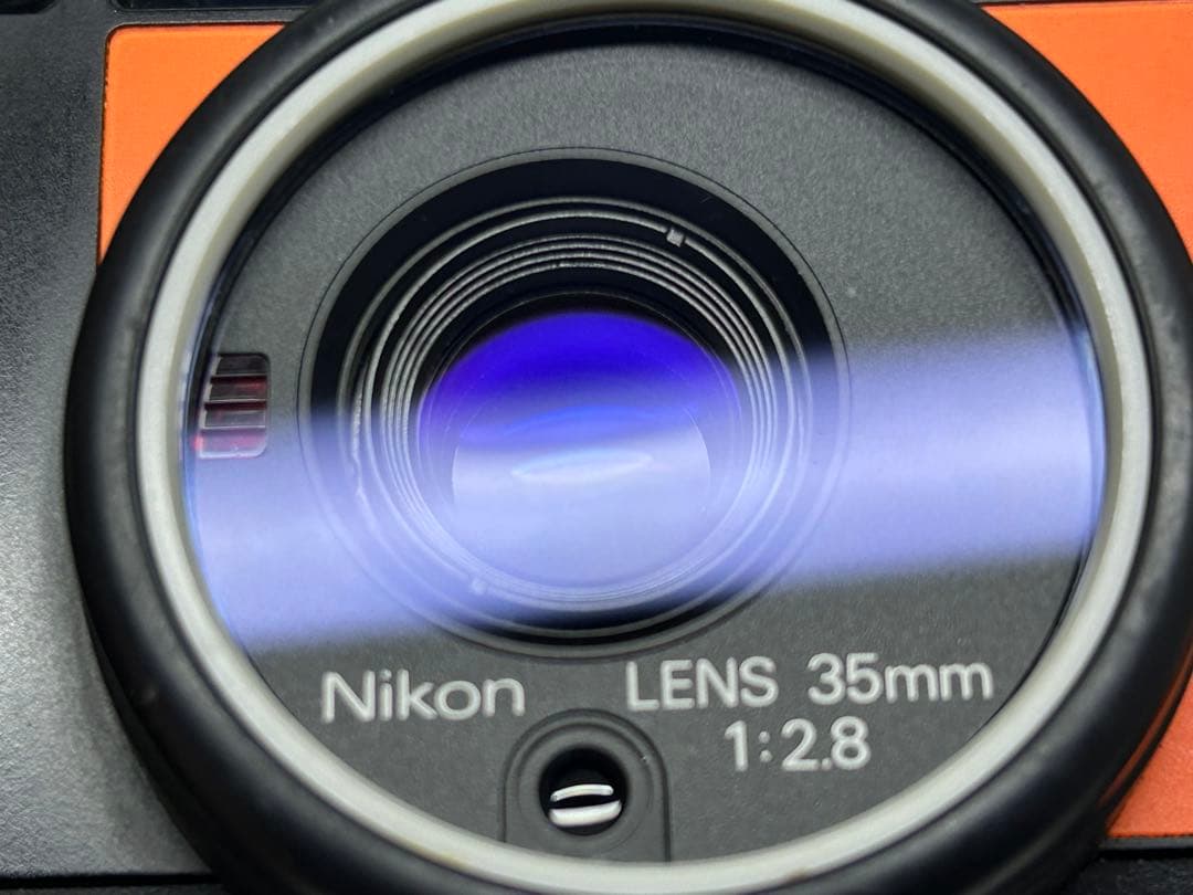Nikon ニコン L35AWAD カリブ 動作品 コンパクトカメラ オレンジ