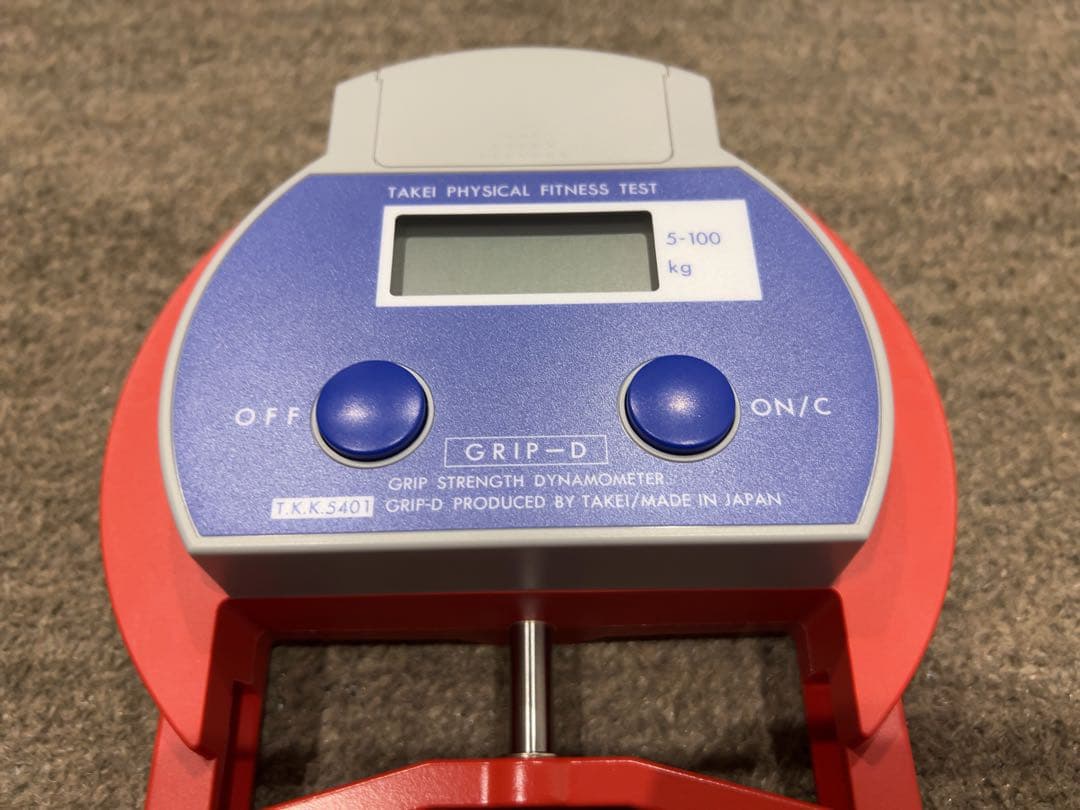 新品未使用】竹井機器工業 デジタル握力計 GRIP-D TKK5401 - メルカリ