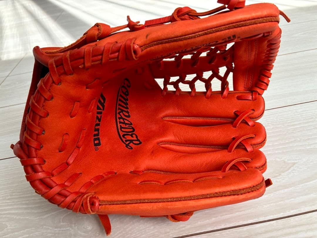 軟式　グローブ　奈良原浩　プリントサイン入