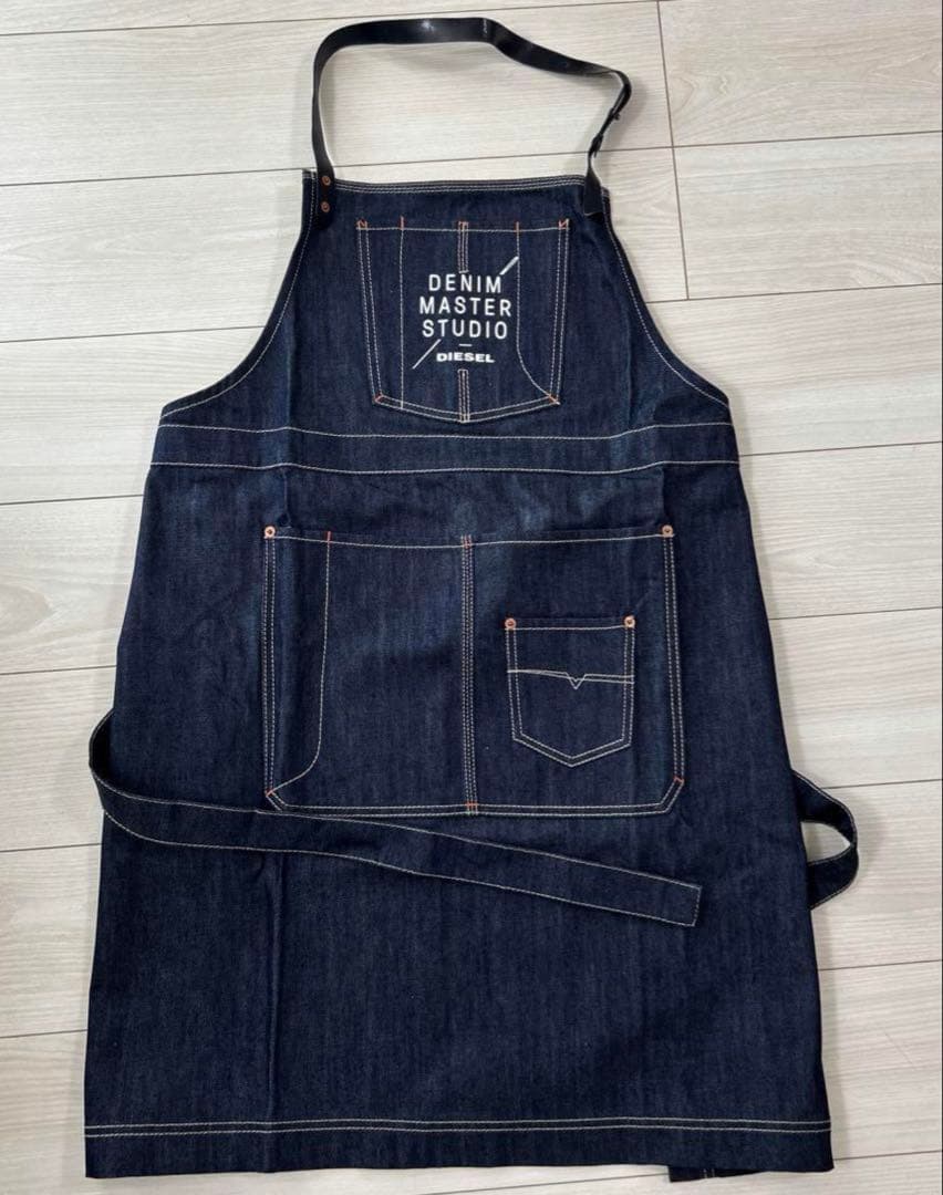 DIESEL エプロン　デニム　メンズ　ワークエプロン　レザー　キャンプ　男性用 DIESEL エプロン デニム メンズ ワークエプロン レザー キャンプ 男性