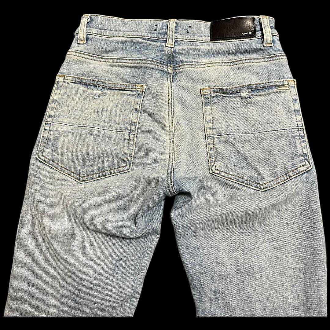 原点にして頂点 Amiri Stack Jeans indigo 28