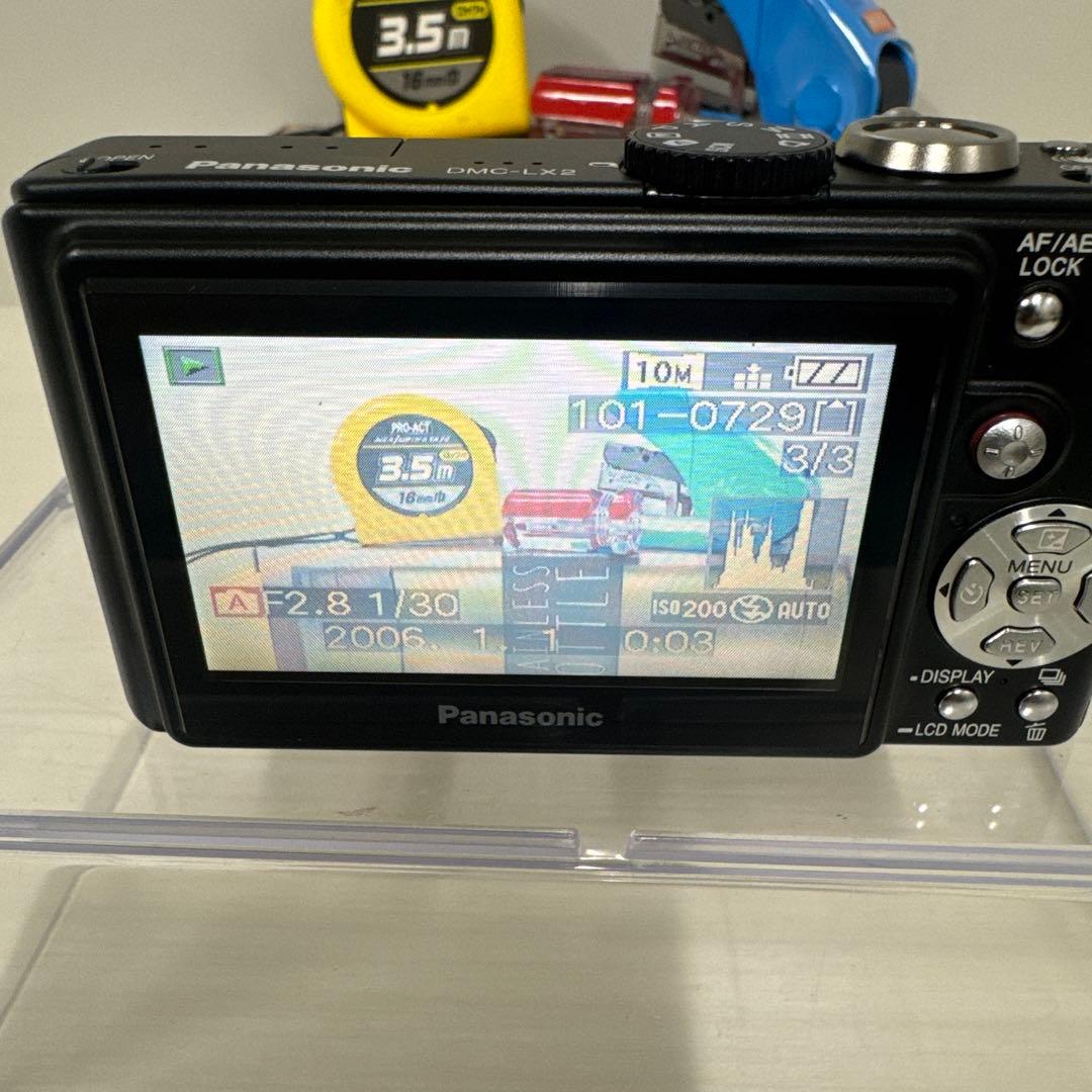 奇跡のショット数729回】LUMIX DMC-LX2 ブラック 完動美品