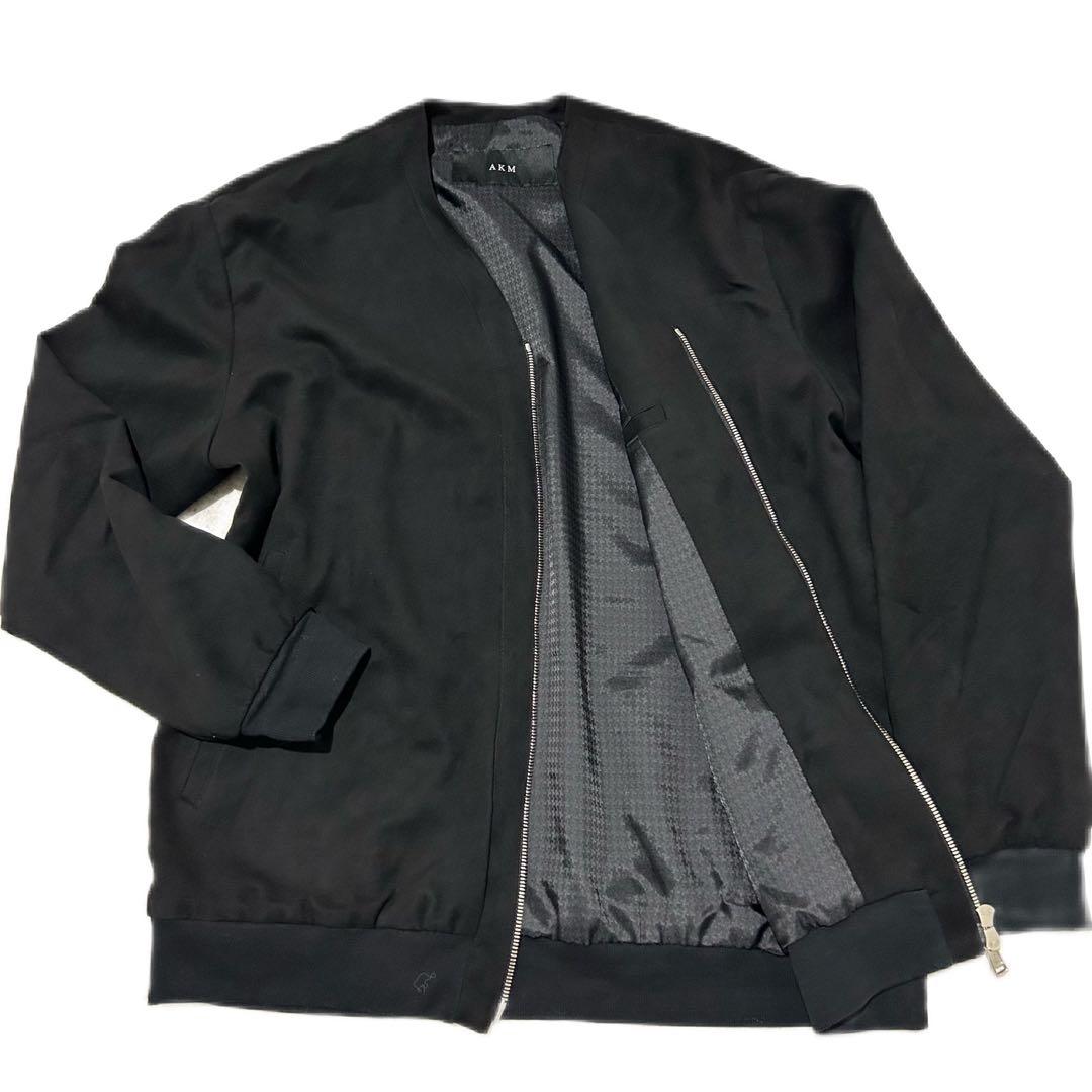 【美品】AKM エイケイエム　ジップ　カーディガン　ジャケット AKM Contemporary（エイケイエムコンテンポラリー） カーディガン