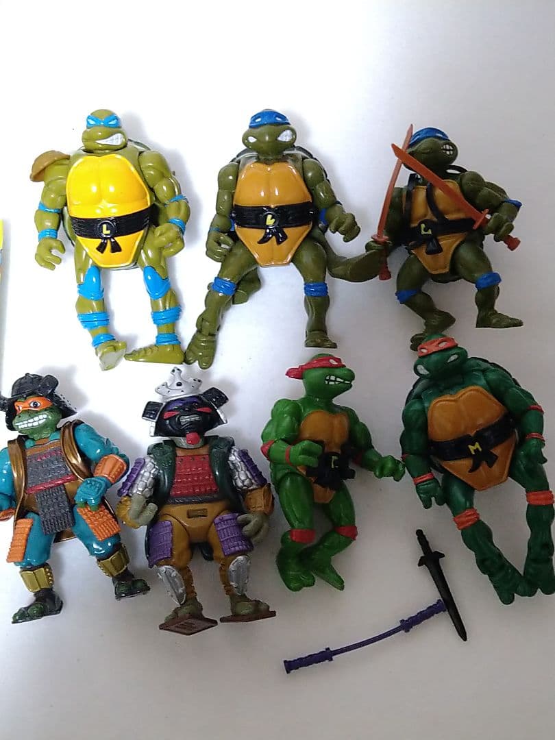 ガン消し 怪獣 指人形 戦隊シリーズソフビ タートルズ フィギュア