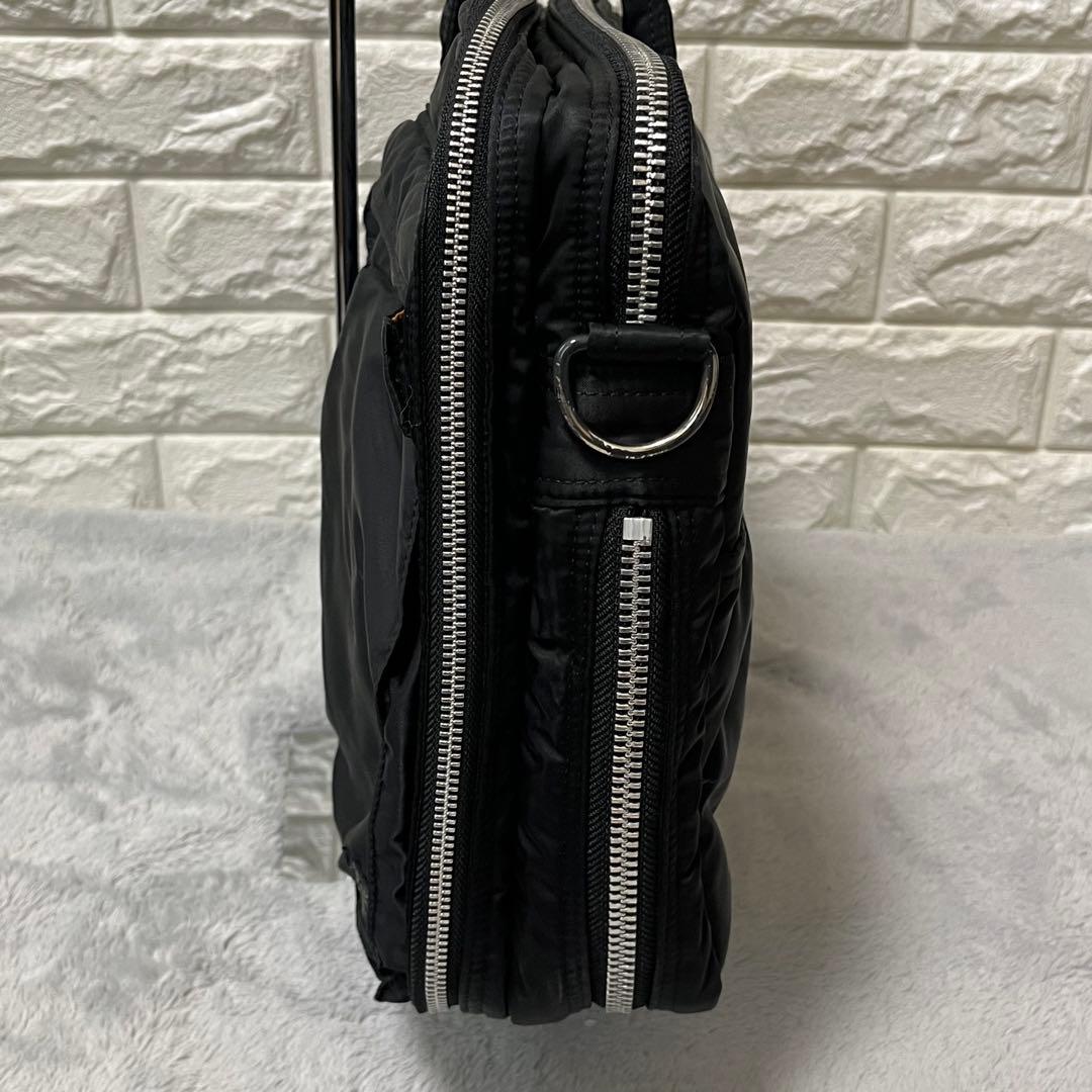 人気✨ポーター PORTER タンカー 3WAY ブリーフケース 2層 拡張 黒