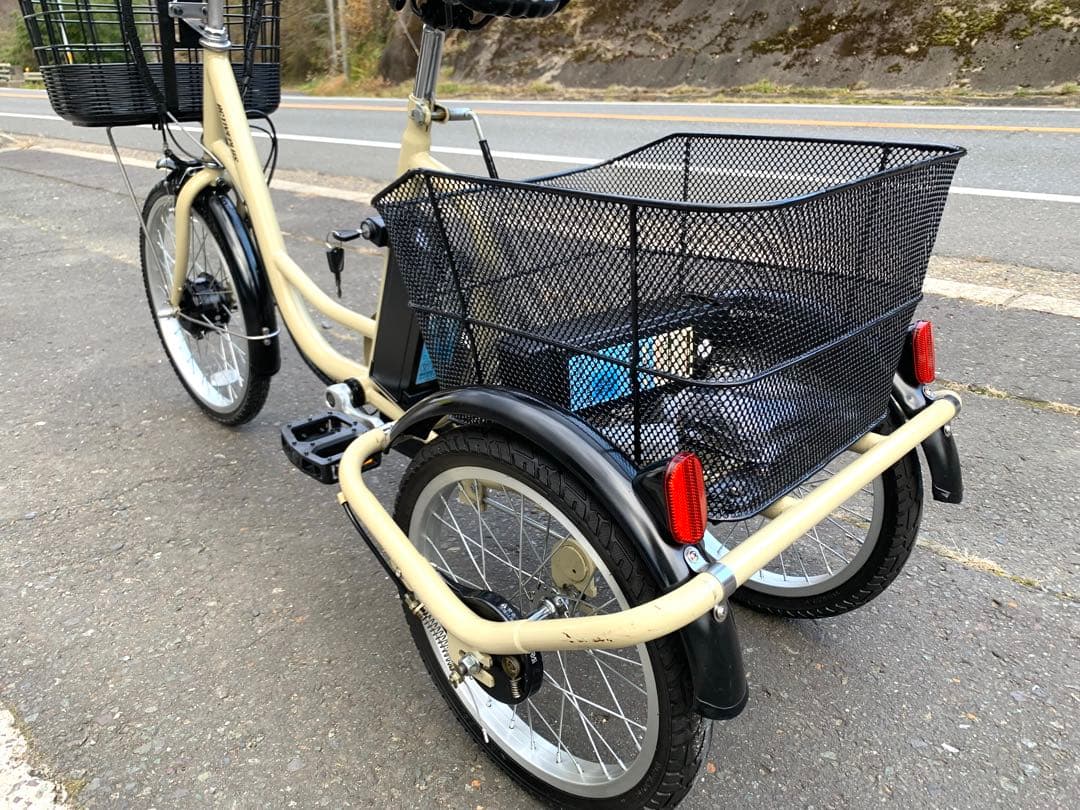 動作確認済 送料無料 電動三輪自転車5.8Ah 8.5Ah 2個付 20-16