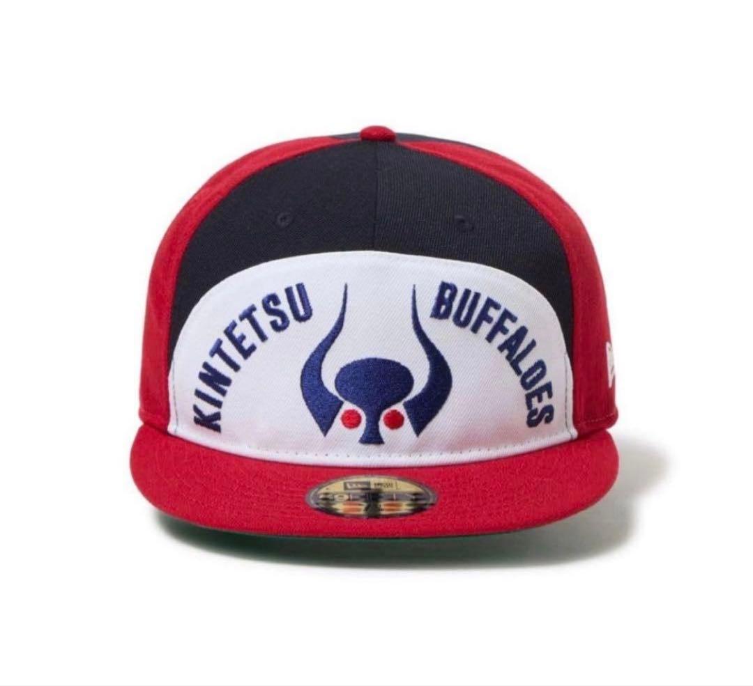 近鉄バファローズ　キャップ 大阪近鉄バファローズ キャップ USED美品 岡本太郎 猛牛 56〜58cm プロ