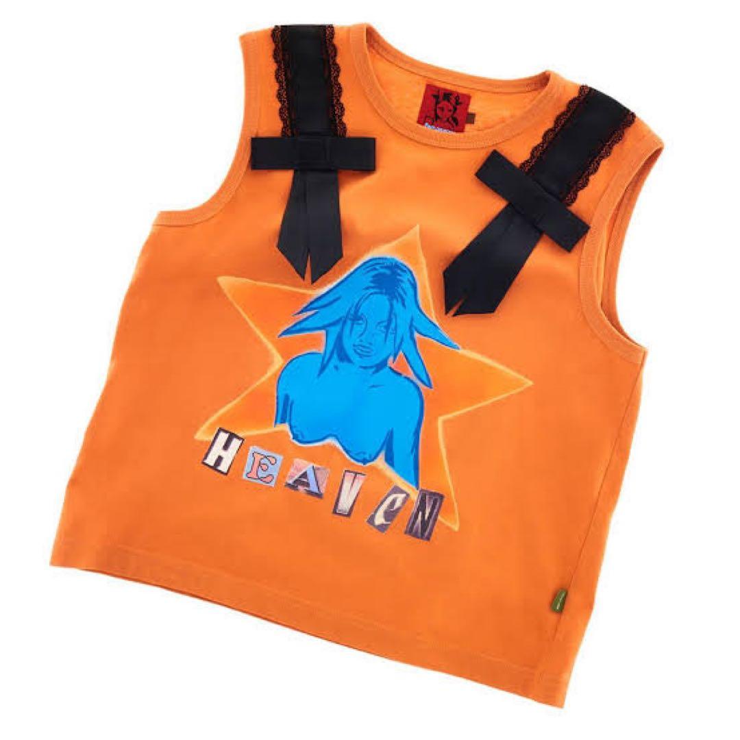 Heaven by Marc jacobs オレンジタンクトップ Marc Jacobs Orange and Purple Heaven by Marc Jacobs Crazy Daisy