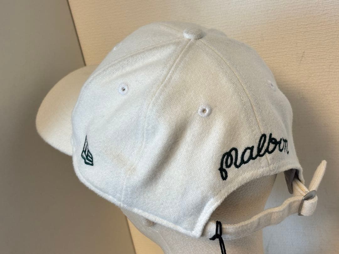 ニューエラ/帽子/マルボン/コラボ/ロゴ/別注/ゴルフ/限定/ホワイト/未