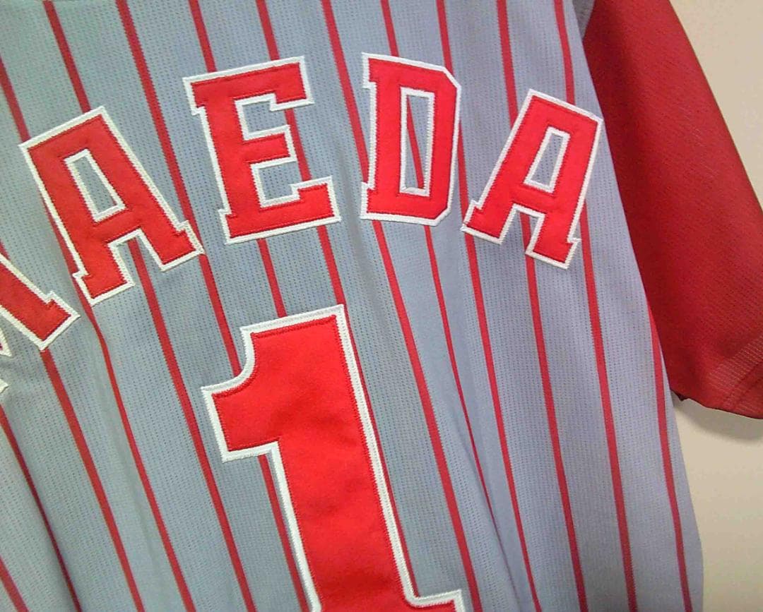 M新品□ミズノ広島カープCARPレジェンド前田智徳1復刻ユニフォーム