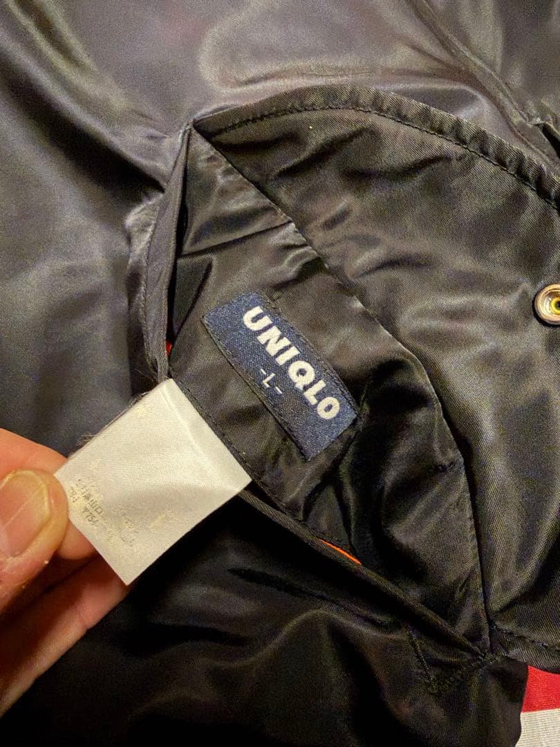 オールドユニクロ MA-1フライトジャケット ブラック 90s 00s Y2K