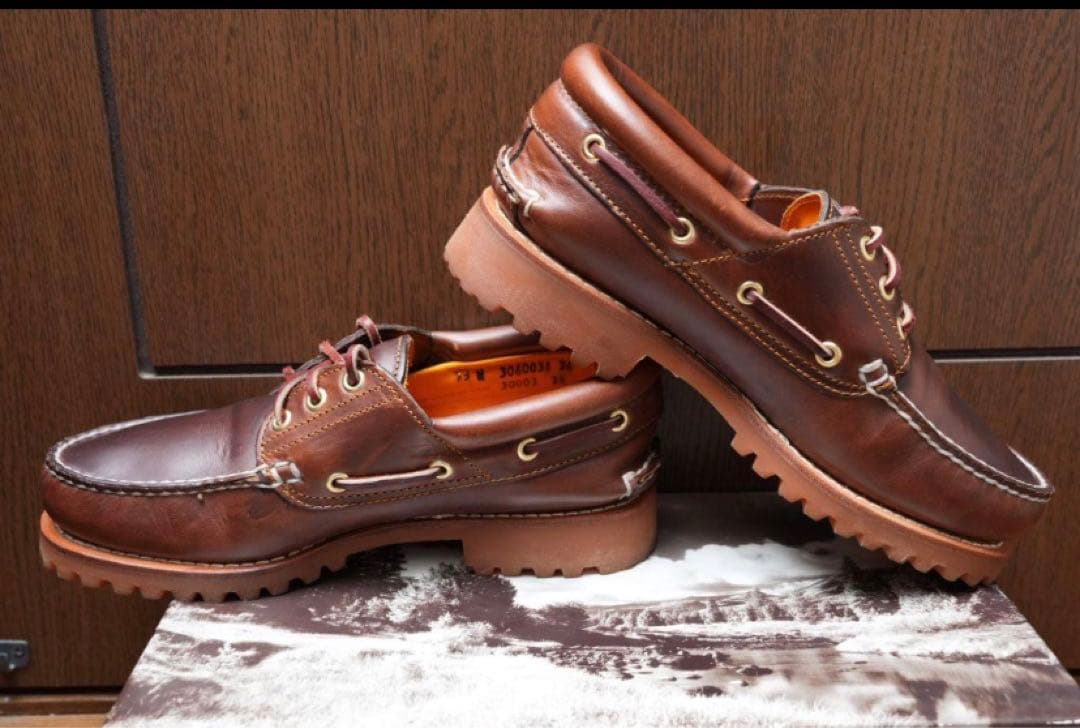Timberland ブラウン デッキシューズ　us7.5 26.5cm