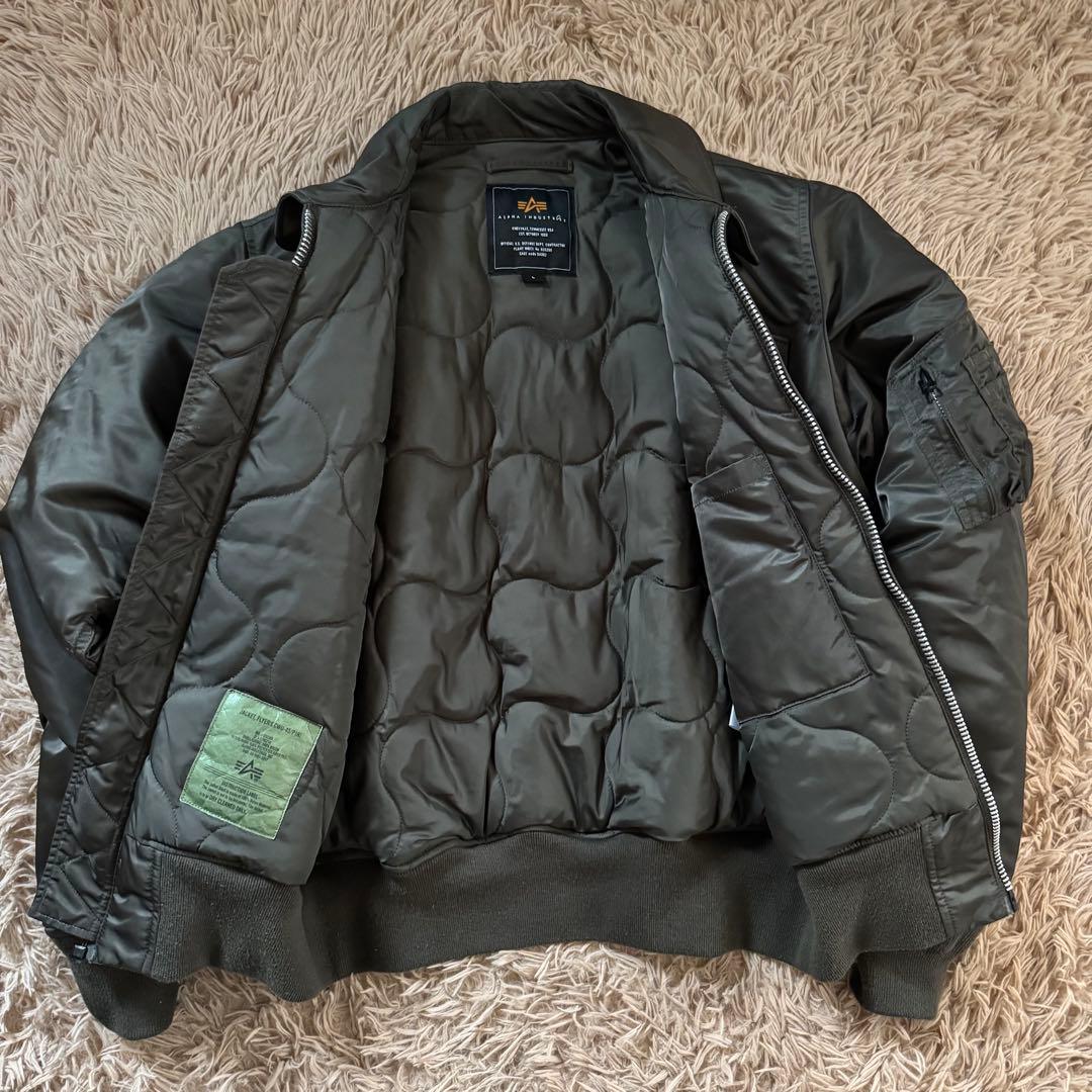 アルファインダストリーズ CWU-45P フライトジャケット L ボンバー 短