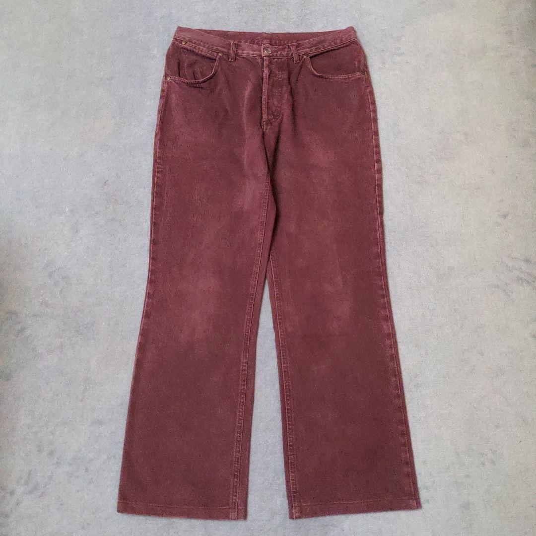 マルタンマルジェラ10 バーガンディ ストレートデニム MM6 国内正規 24SS ストレートレッグ ジーンズ デニムパンツ Maison