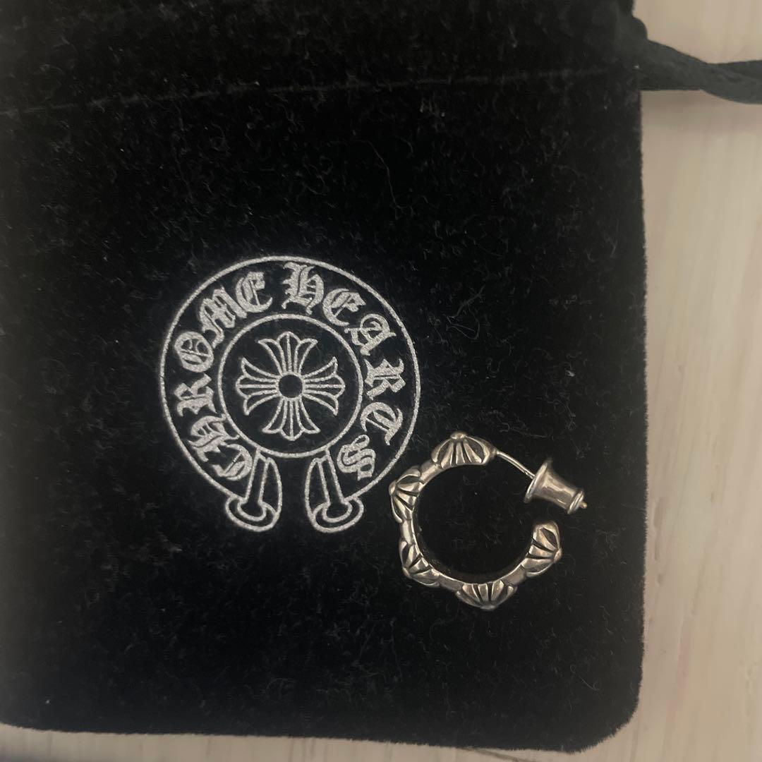 k*様 CHROME HEARTS シルバー フープピアス クロムハーツCHクロスフープイヤリング（ピアス）|クロムハーツ通販
