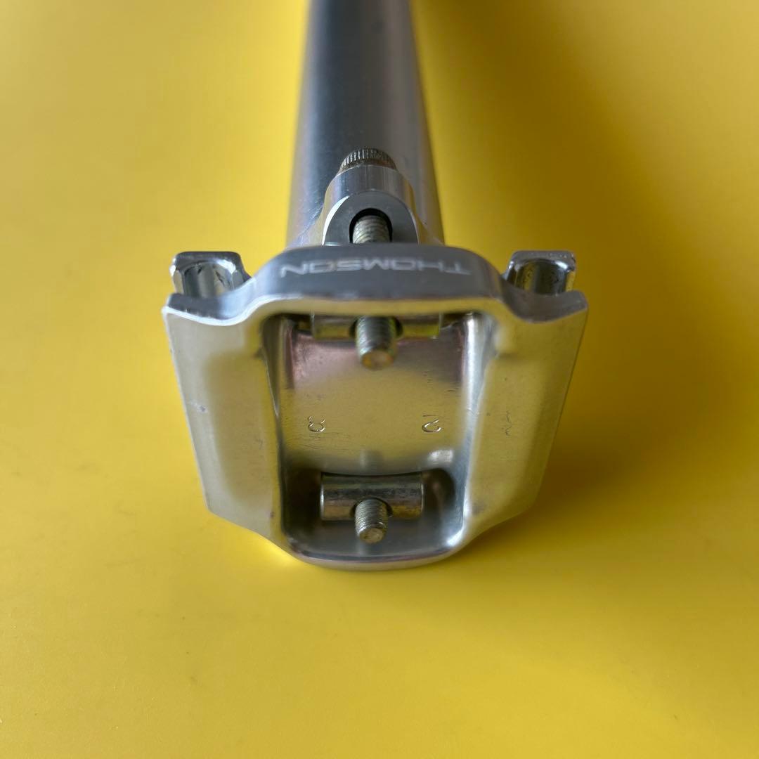 THOMSON Elite シートポストシルバー　27.2x330mm