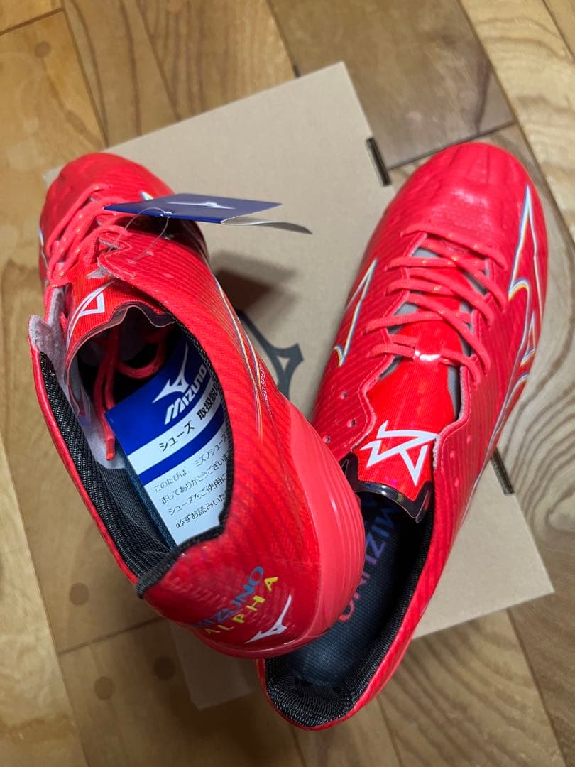 新品　超大特価　ミズノ　ミズノアルファ ELITE レッド　26.5cm
