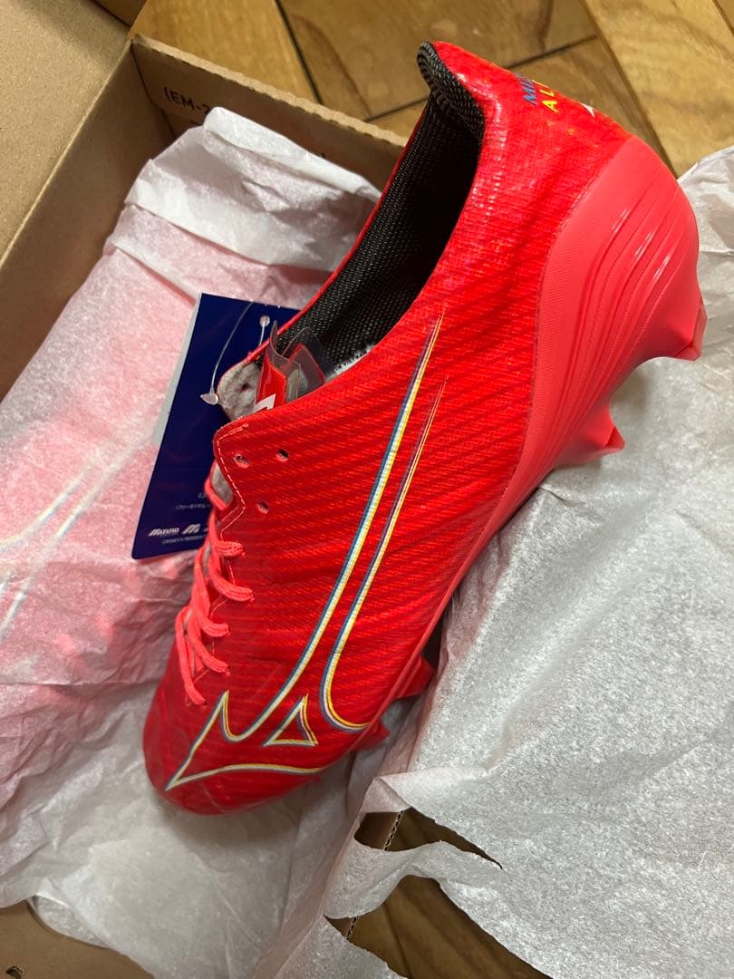 新品　超大特価　ミズノ　ミズノアルファ ELITE レッド　26.5cm