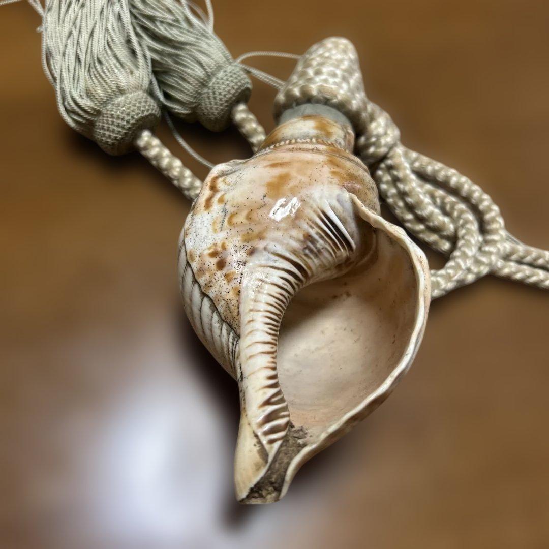 骨董品】江州音頭の小物 ほら貝