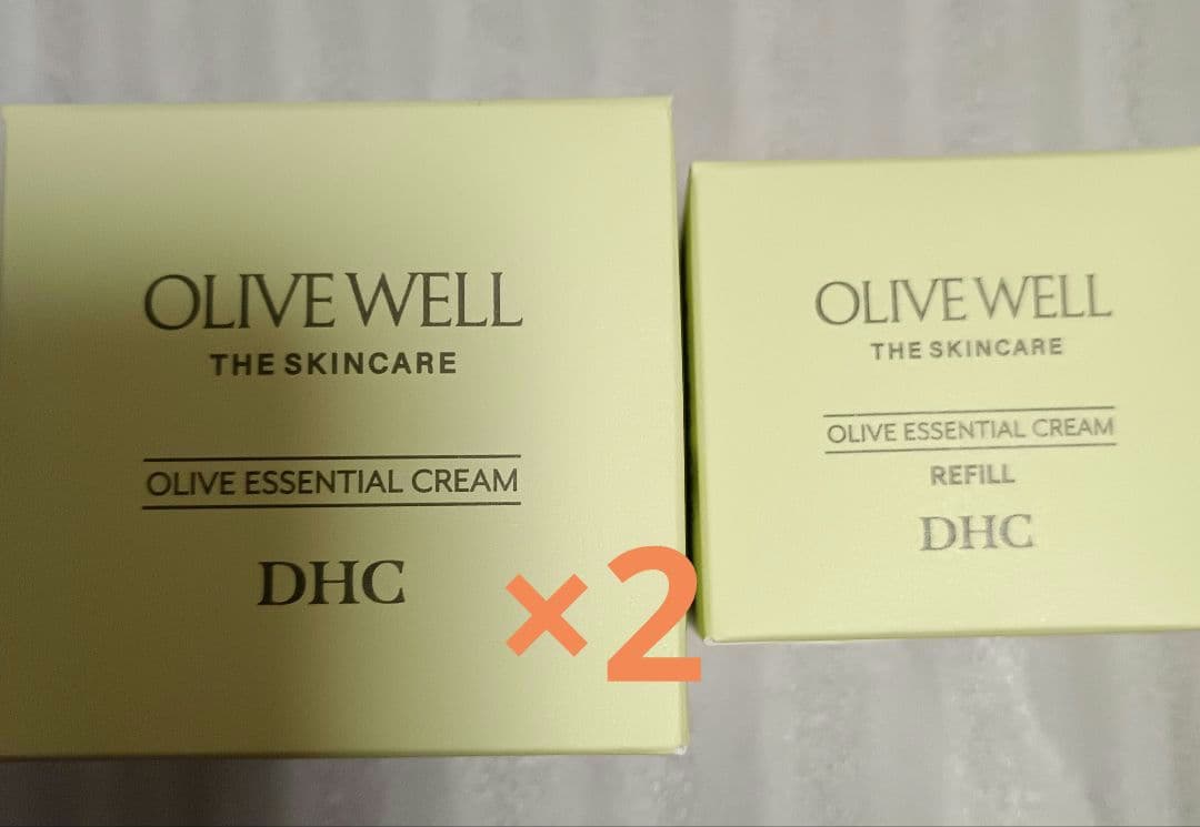 DHC オリーブエッセンシャルクリーム[50g + リフィル 50g ]×2 DHCオリーブ エッセンシャル クリーム＜リフィル＞ 2個セット