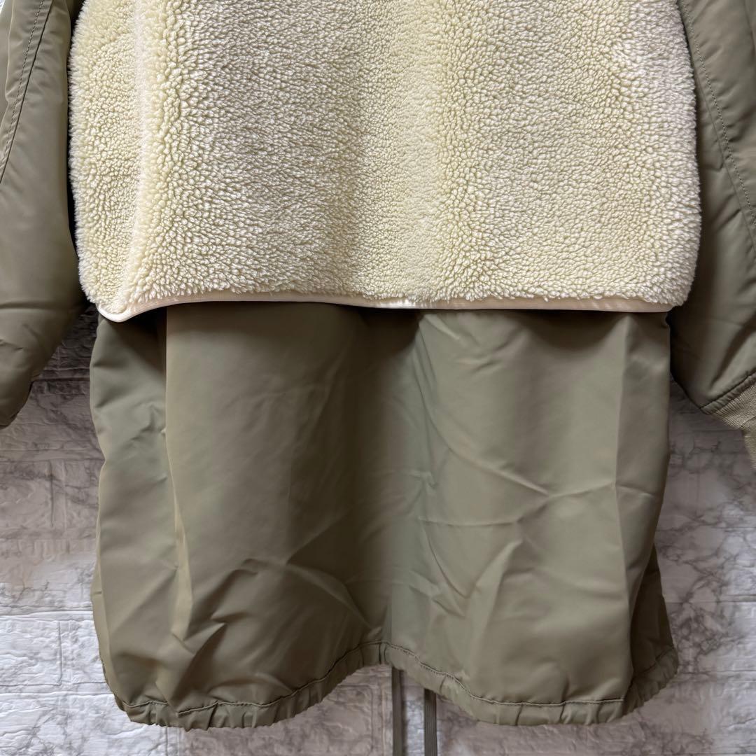 《ドラマ着用》ADAM ET ROPÉ MA-1 ボアロングコート F