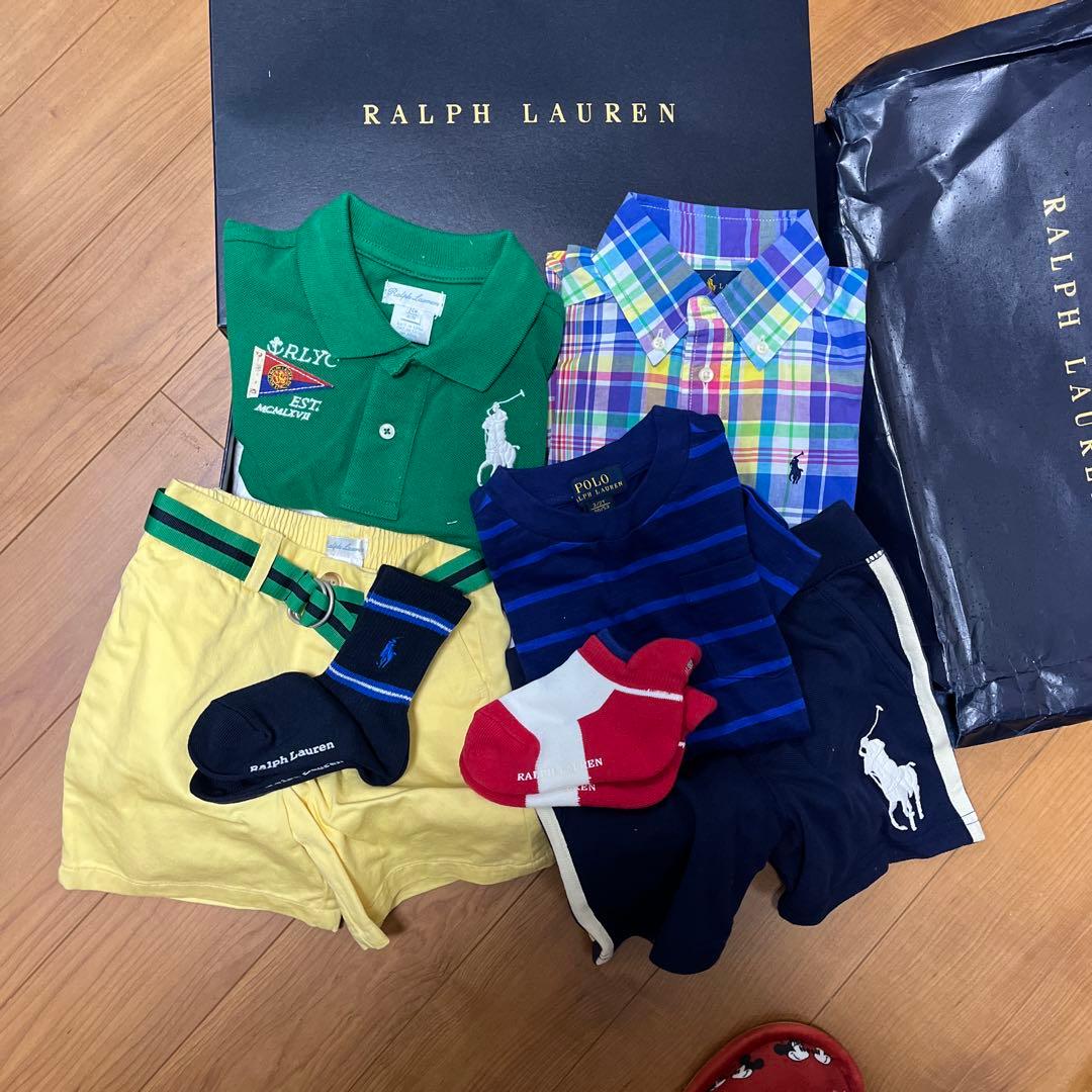 Ralph Lauren ベビーウェアセット 90cm~ POLO RALPH LAUREN KIDS ベビーウェア セット | ブルー | FARFETCH JP