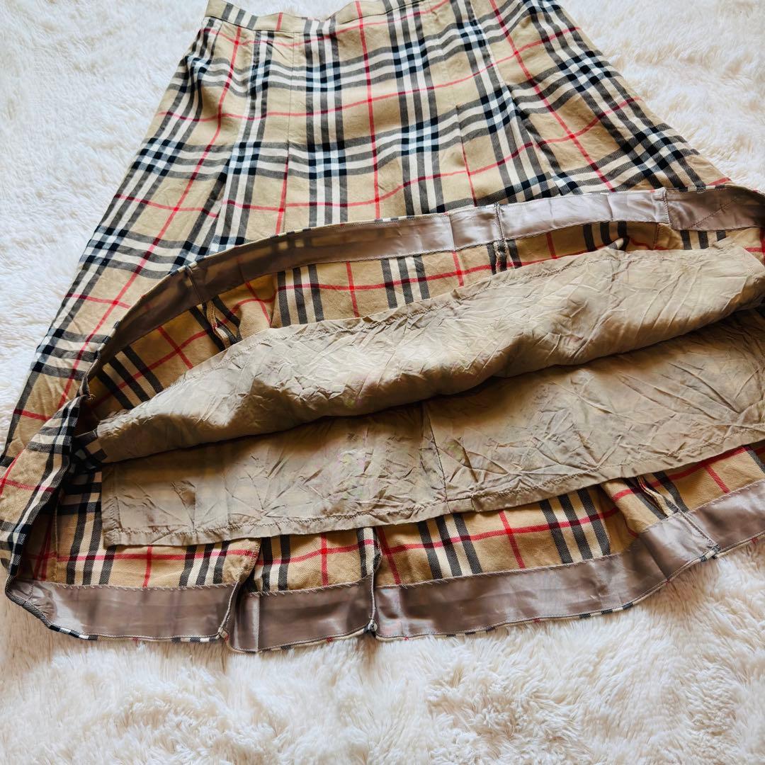 希少】 BURBERRYS ロングウールスカート ノバチェック 15BR 3L - メルカリ