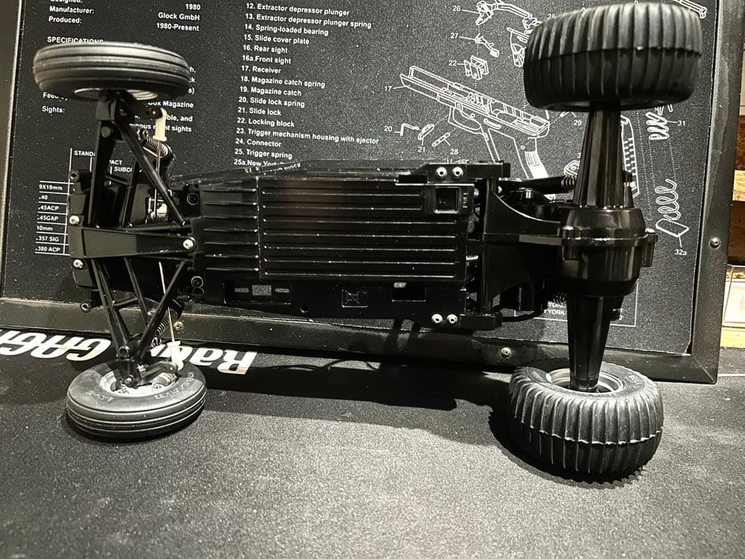 未走行】タミヤ ワーゲンオフローダー グラホシャーシ改 ESC、サーボ付