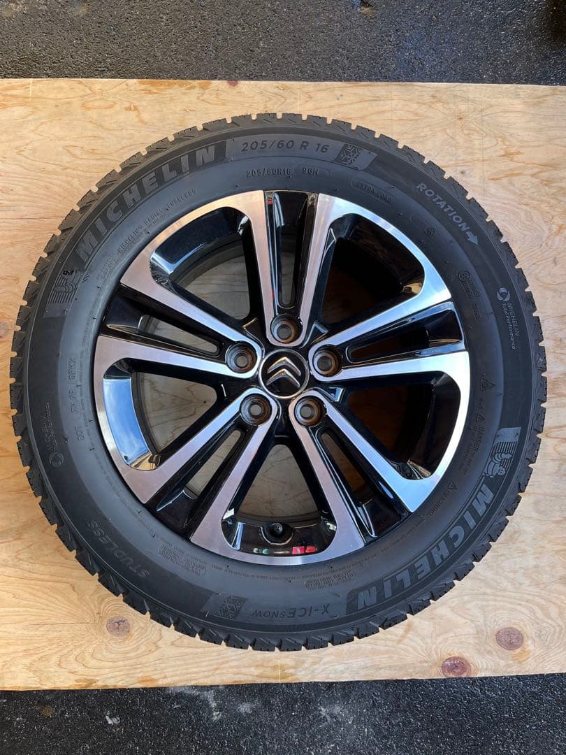 シトロエン ベルランゴ 純正スタッドレスホイールセット - メルカリ