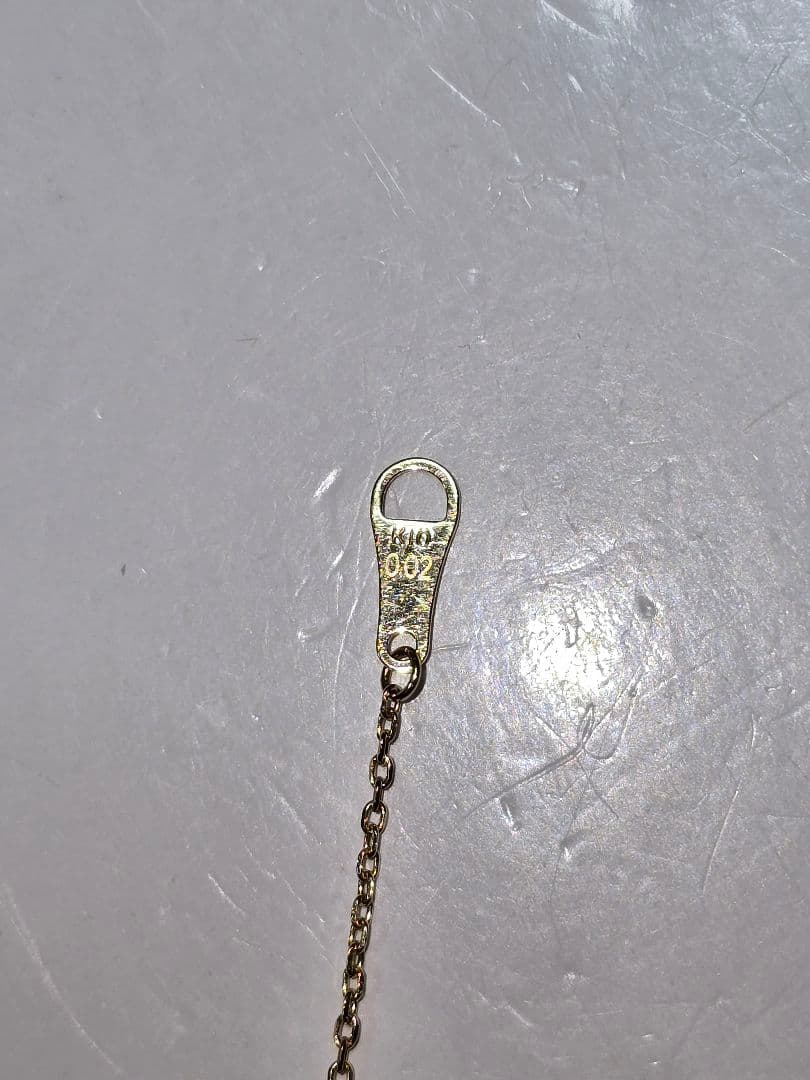 AGATHA【アガタ】K10 ダイヤ0.02ct 0.5g ハート ブレスレット